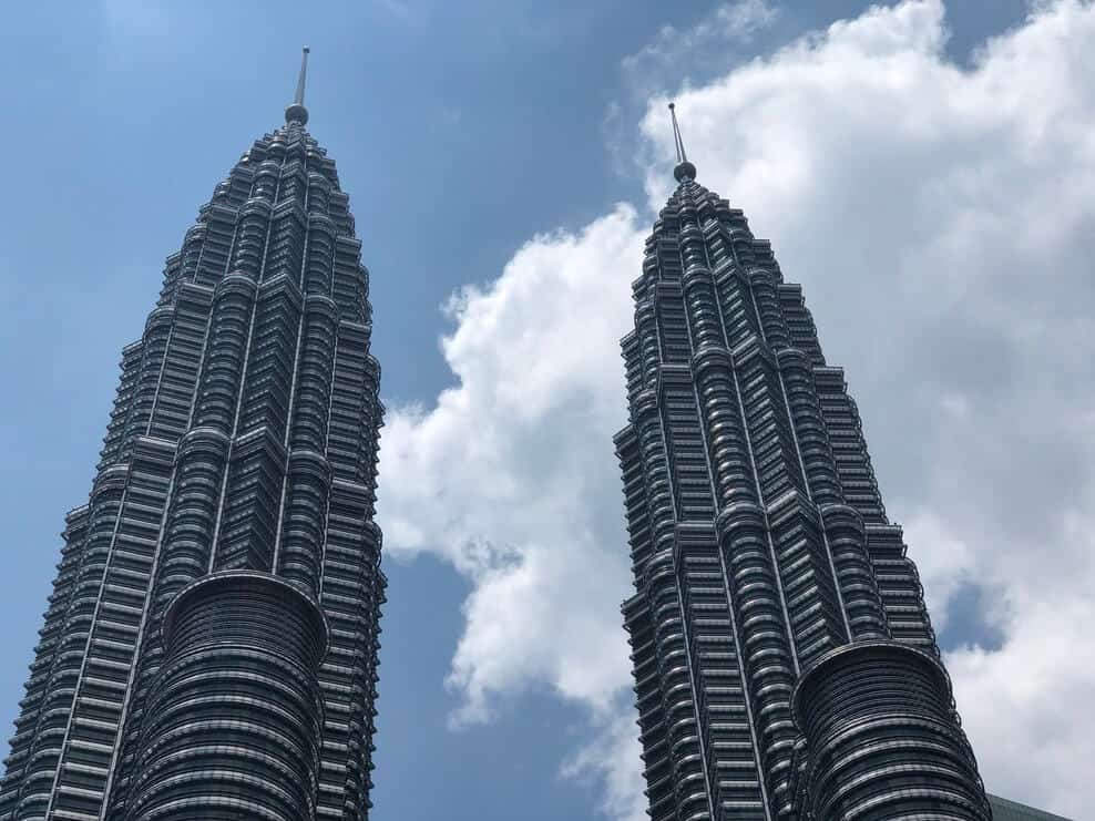 The twin towers in KL are beautiful to see.