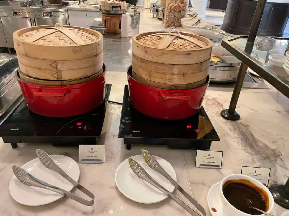 the dim sum options at the Ritz Carlton breakfast are quite limited