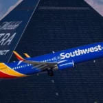 Southwest plane at the Harry Reid Airport